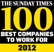 The Sunday Times 100 Best Companies to Work For 2012