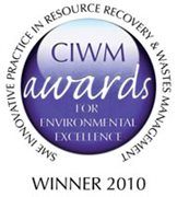 Chartered Institute of Waste Management Awards for Environmental Excellence - Innovative Practice in Waste Management and Resource Recovery - Recofloor Winner 2010