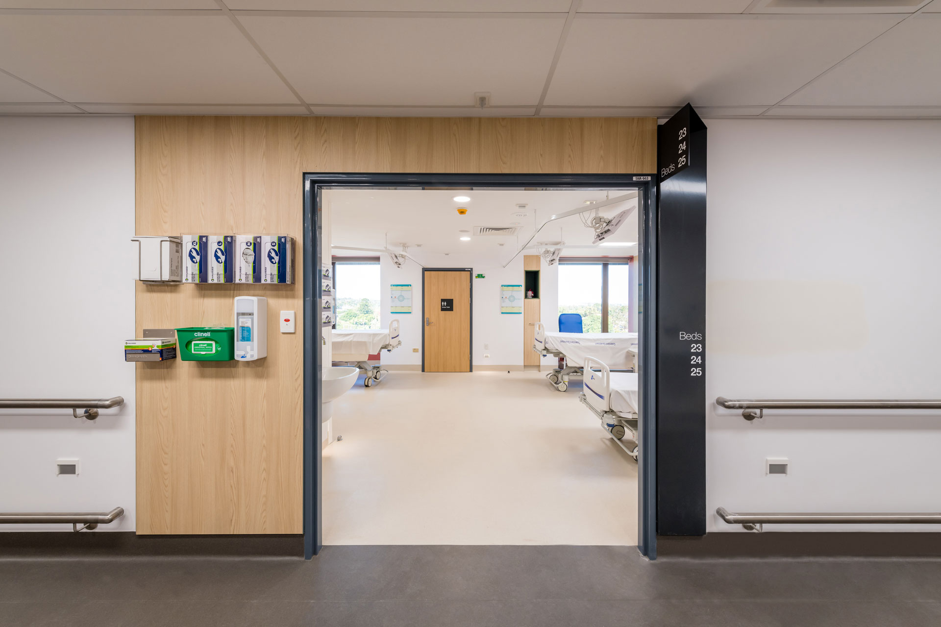 QEII Hospital doors upgrade