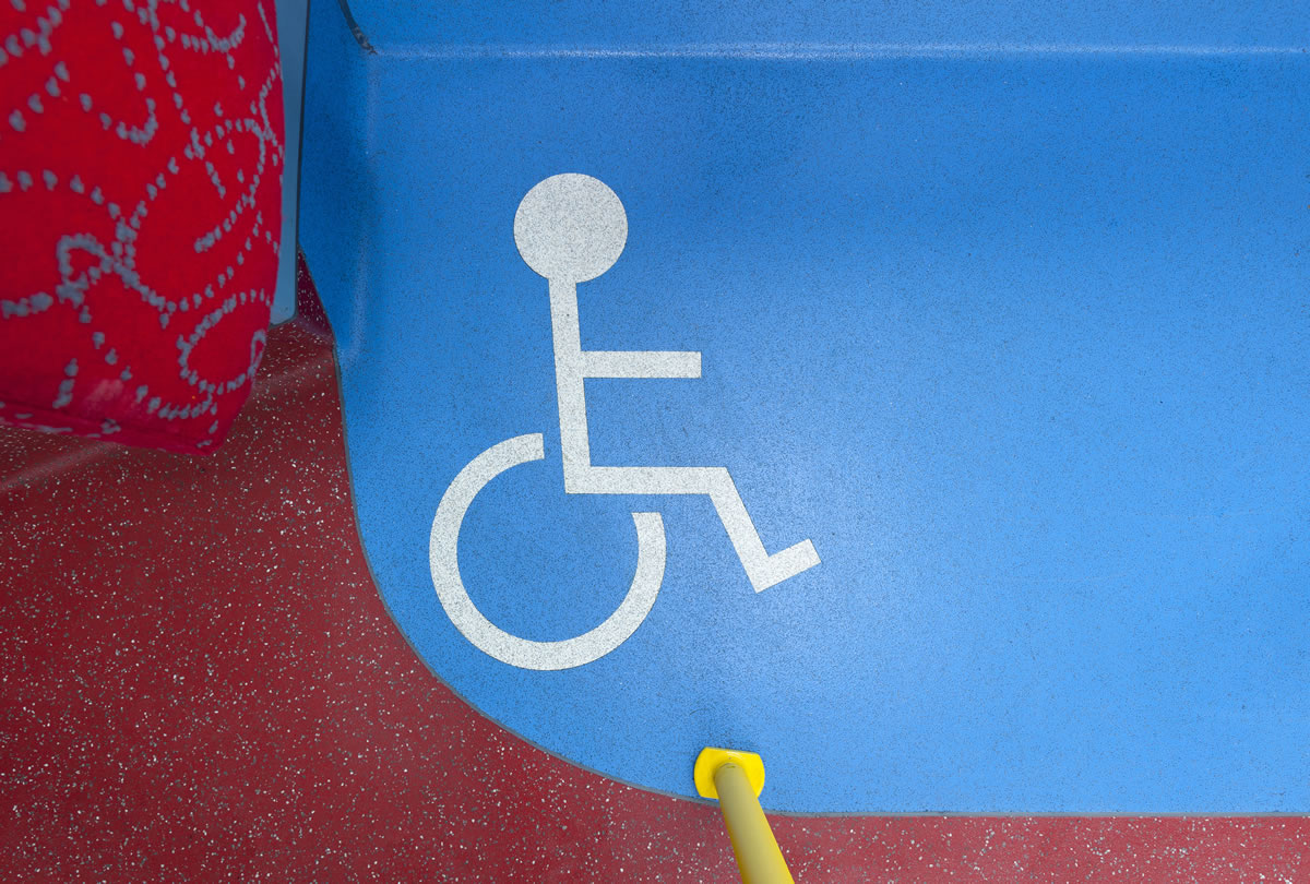 Altro Transflor Chroma floor with wheelchair bay marked