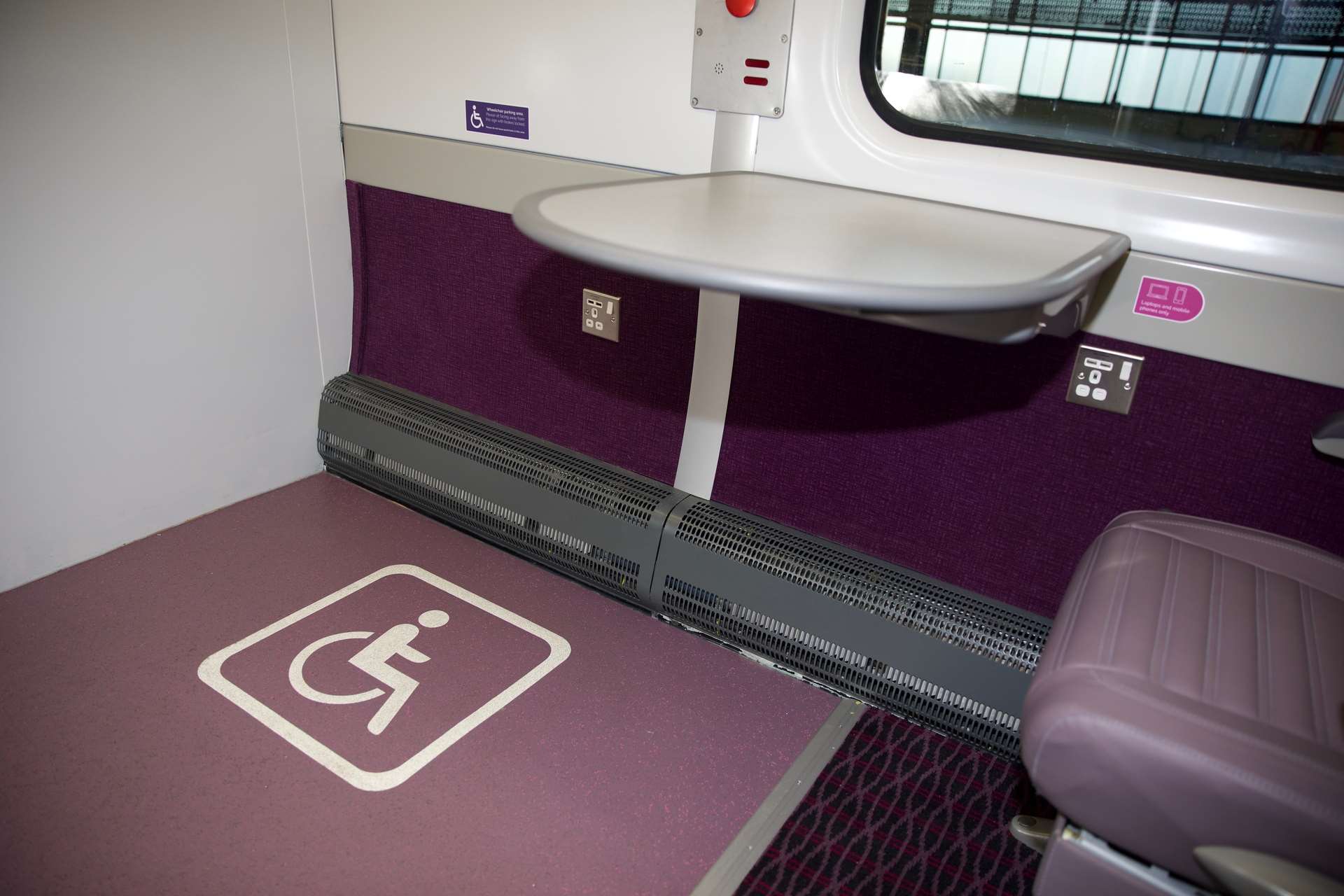 Grand Central Trains - first class wheelchair area