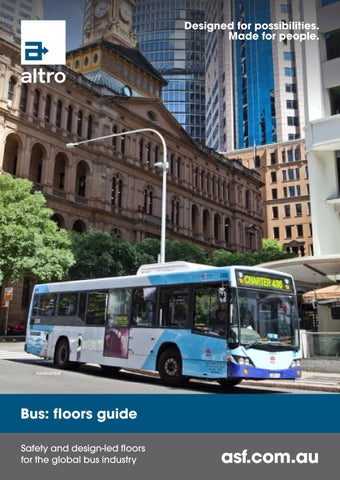 The cover of the Altro bus sector floors guide
