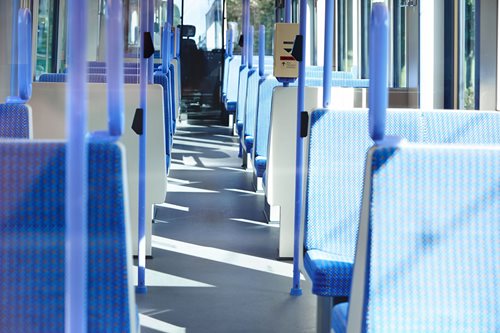 Altro Transflor Tungsten installed on the Stuttgarter Strassenbahnen.