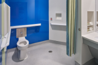 Altro Whiterock recessed shelf 