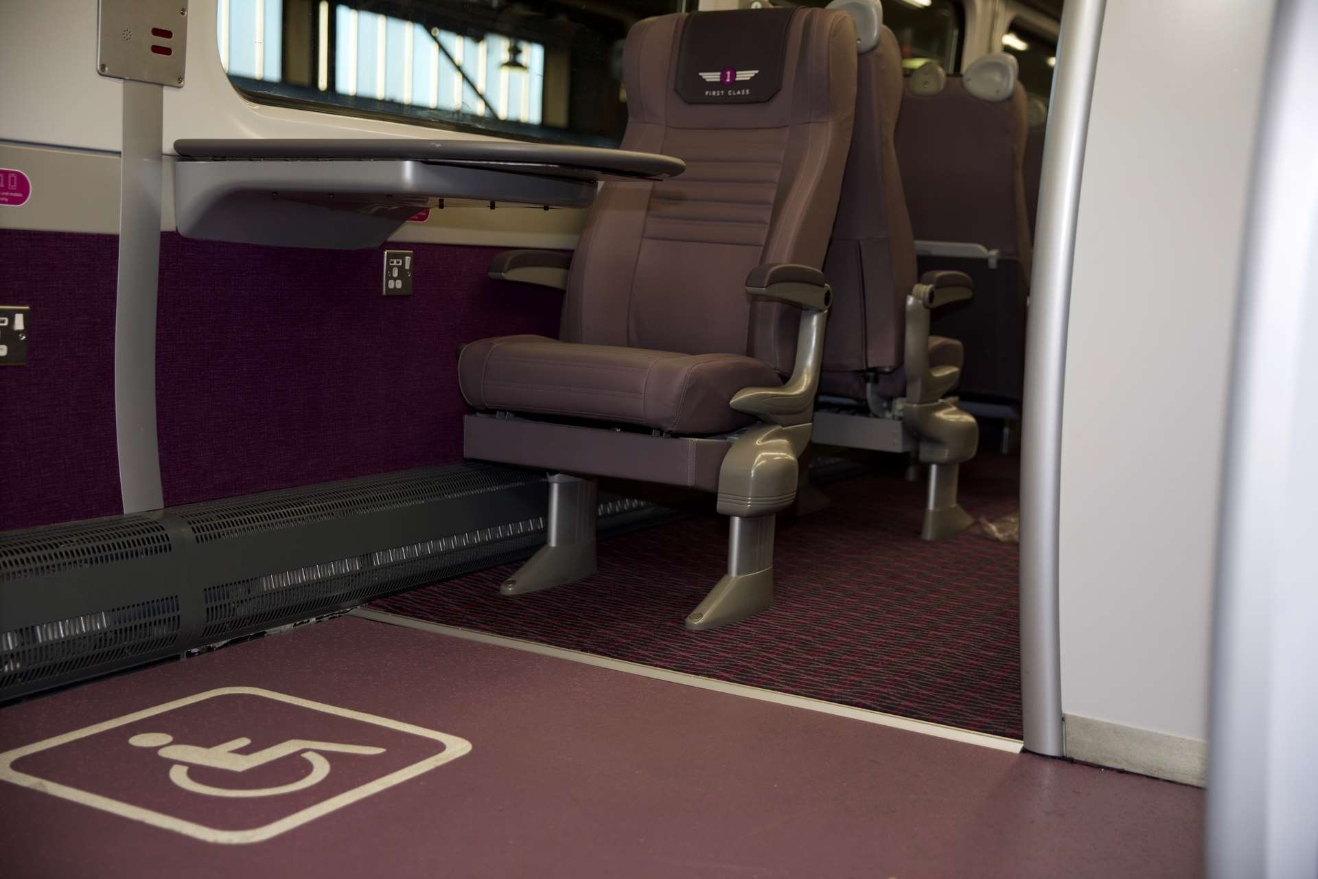 Grand Central Trains - first class wheelchair area 2