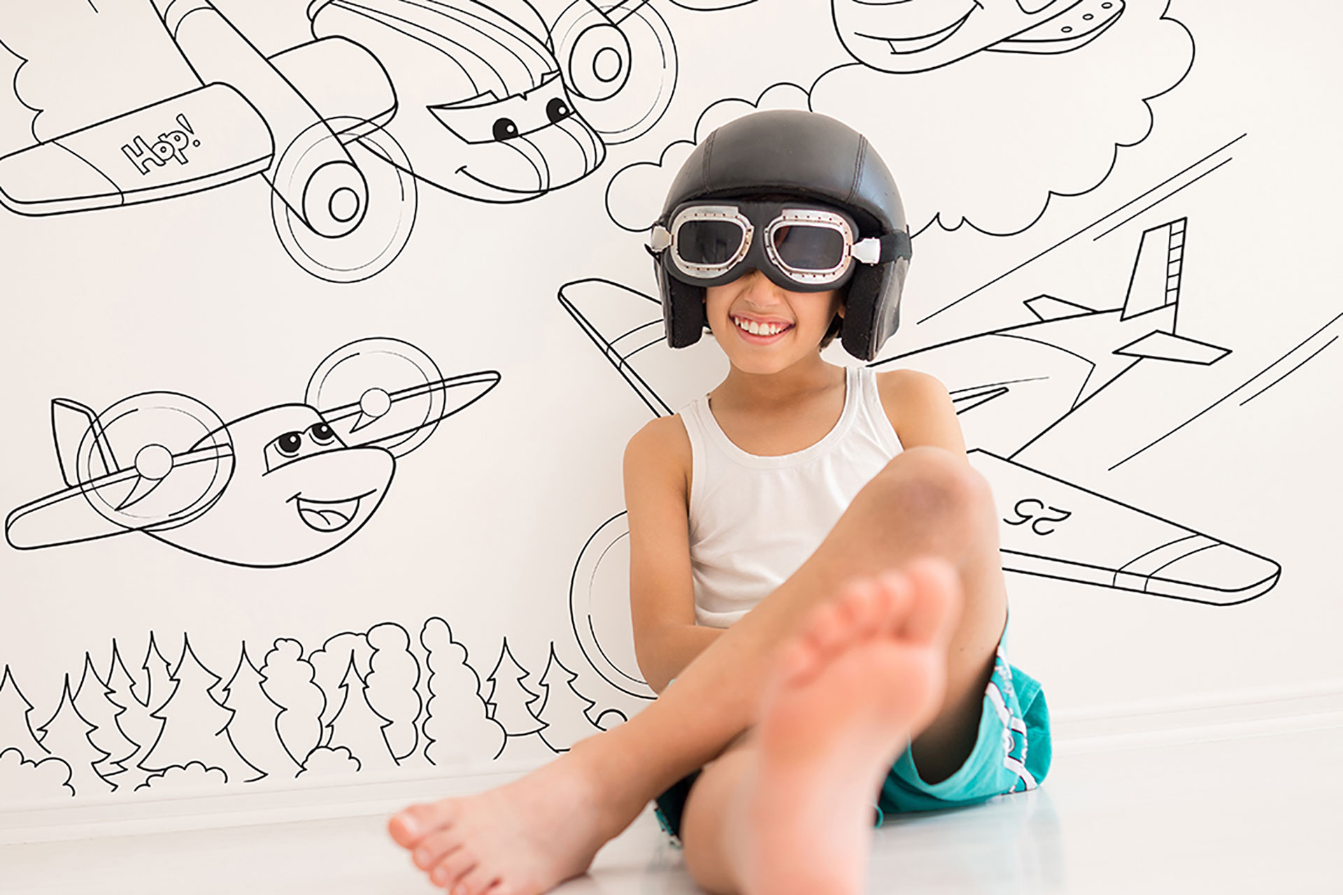 Altro Whiterock Imagination Wall Playroom