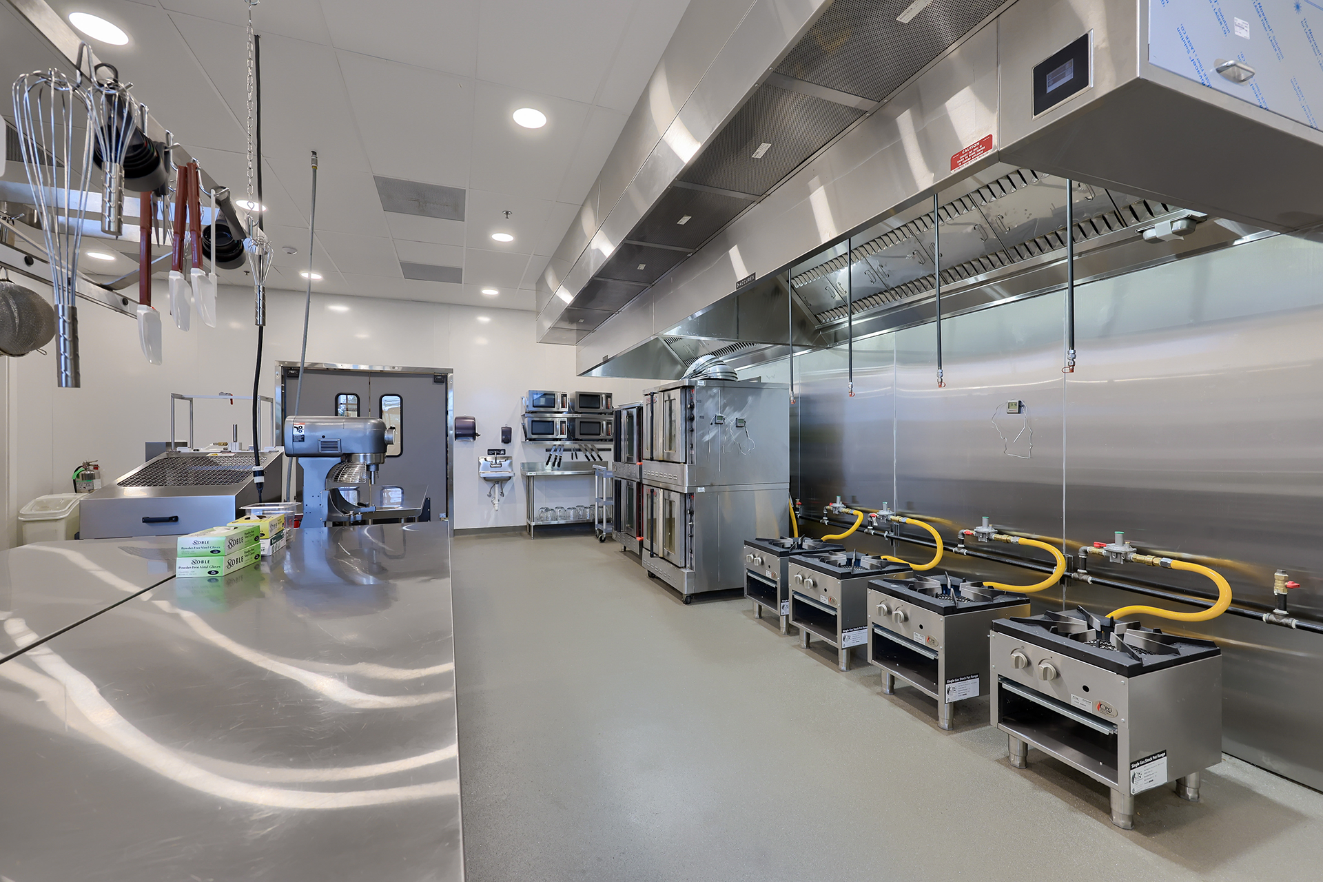 Altro flooring in commercial kitchen