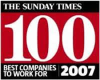 The Sunday Times 100 Best Companies To Work For 2007