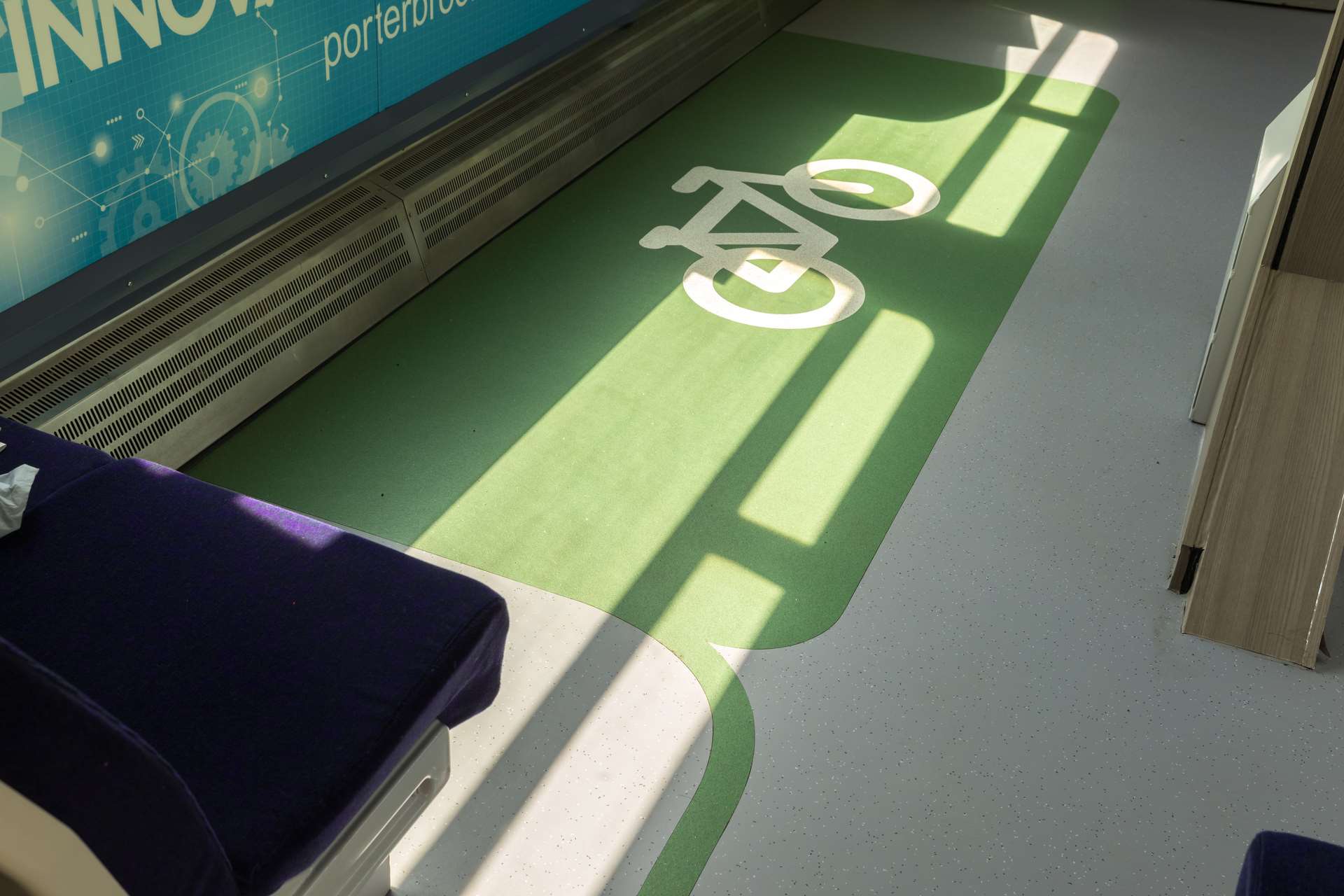 Porterbrook Innovation Hub - bicycle area