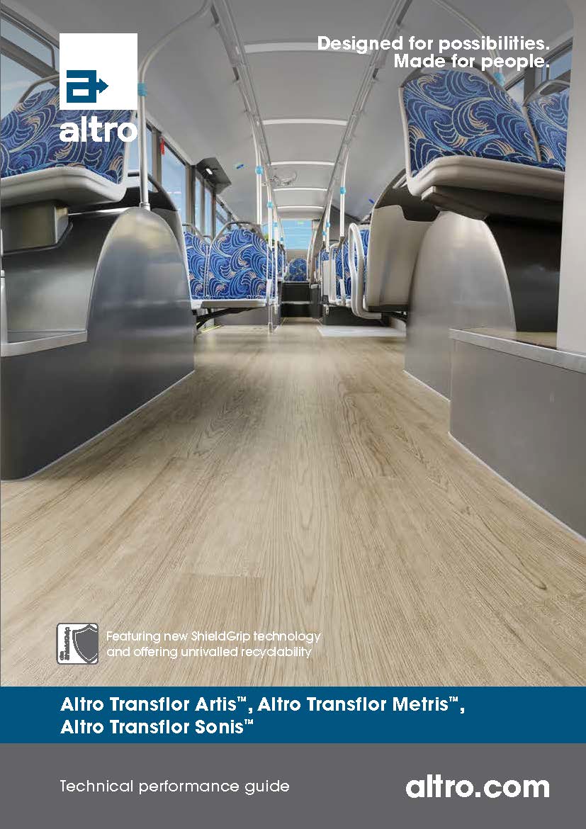 The cover of the Altro Transflor Artis brochure