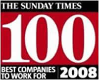 The Sunday Times 100 Best Companies To Work For 2008
