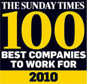 The Sunday Times 100 Best Companies To Work For 2010