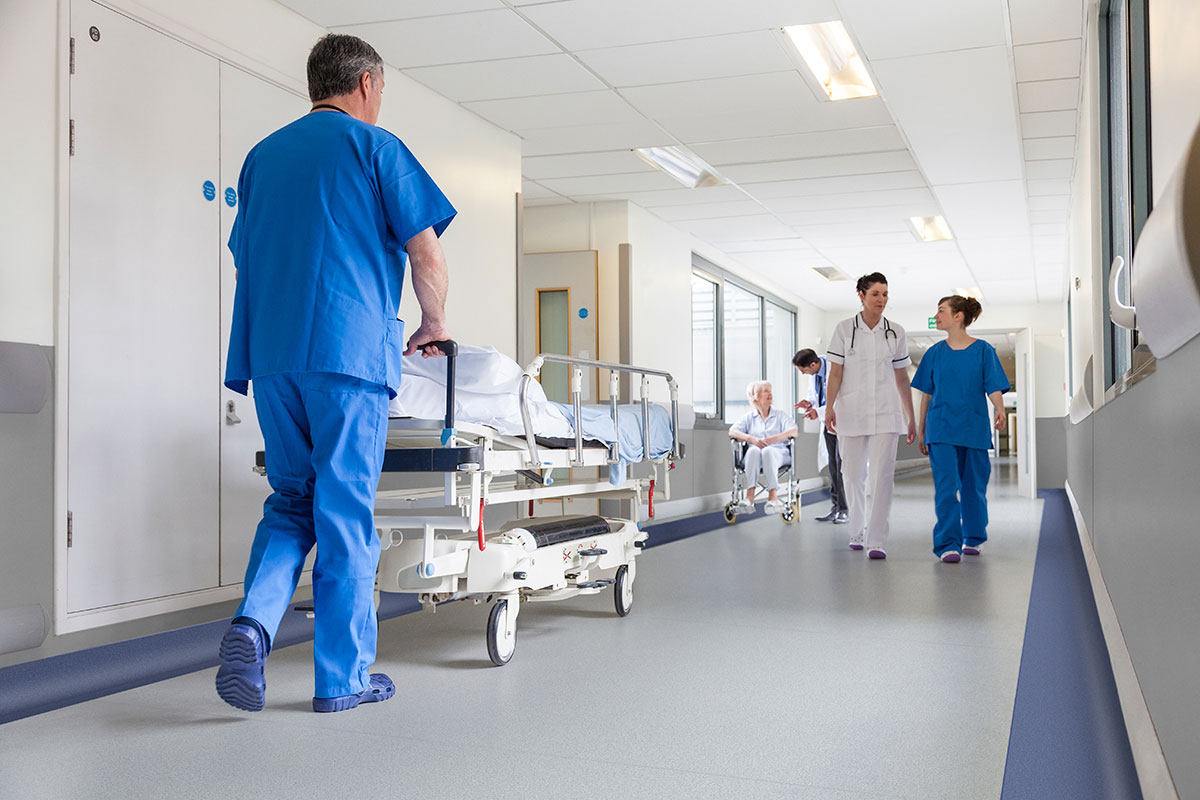 Altro Cantata installed in hospital hallway