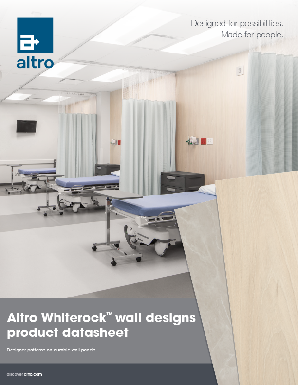 Altro Whiterock wall designs datasheet cover