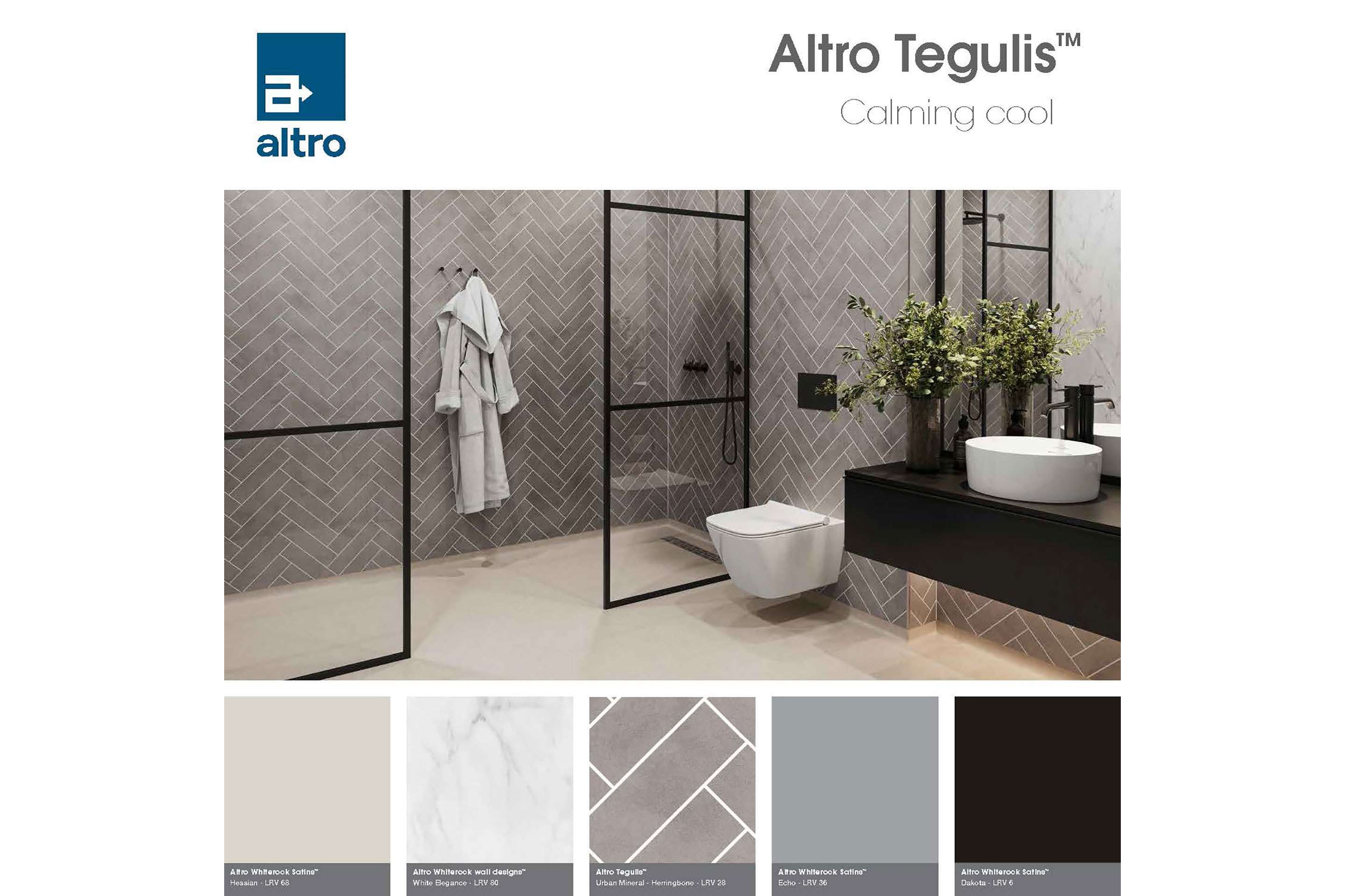 Altro Tegulis  colour card