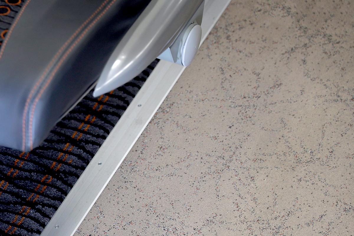 Altro Transflor Metris in a custom colour design for the first class of a Grand Central intercity train