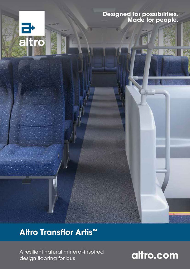 The cover of the Altro Transflor Artis brochure