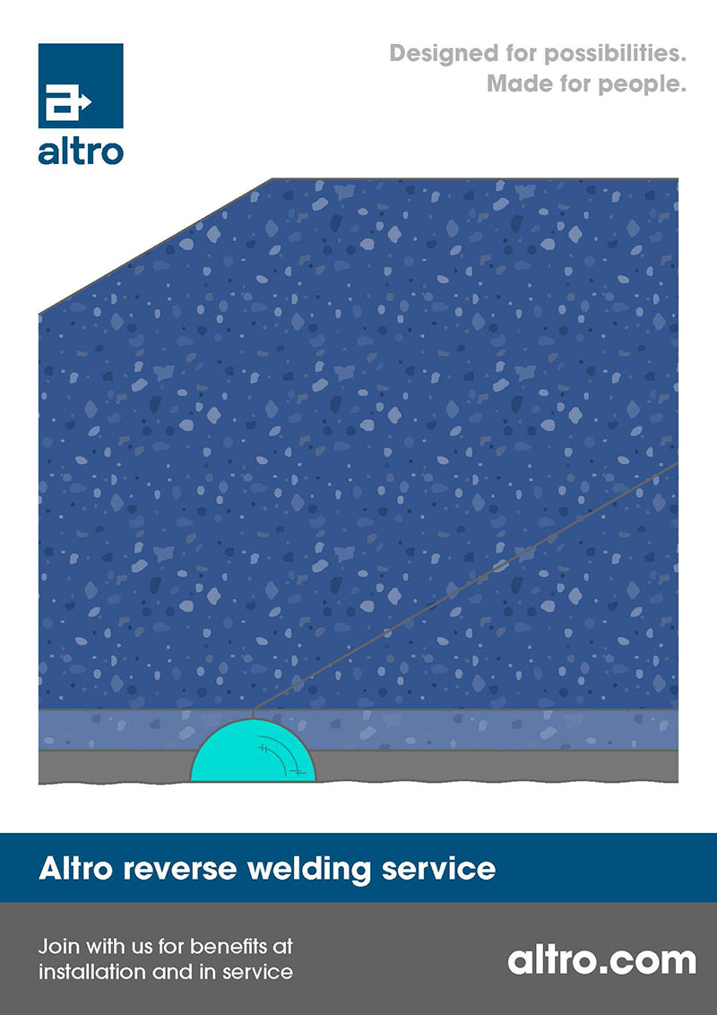 The cover of the Altro reverse welding service brochure