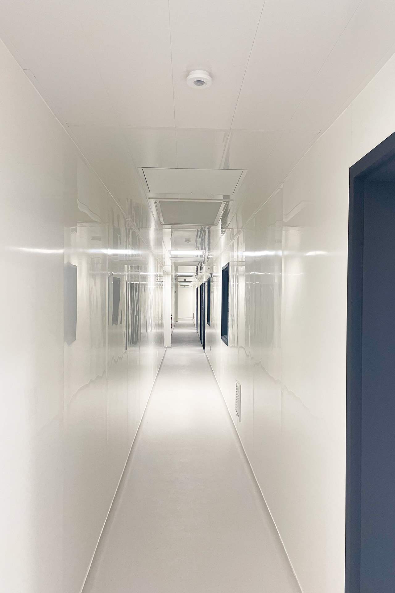 Altro Whiterock in pharmaceutical area hallway