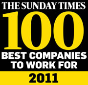 The Sunday Times 100 Best Companies To Work For 2011