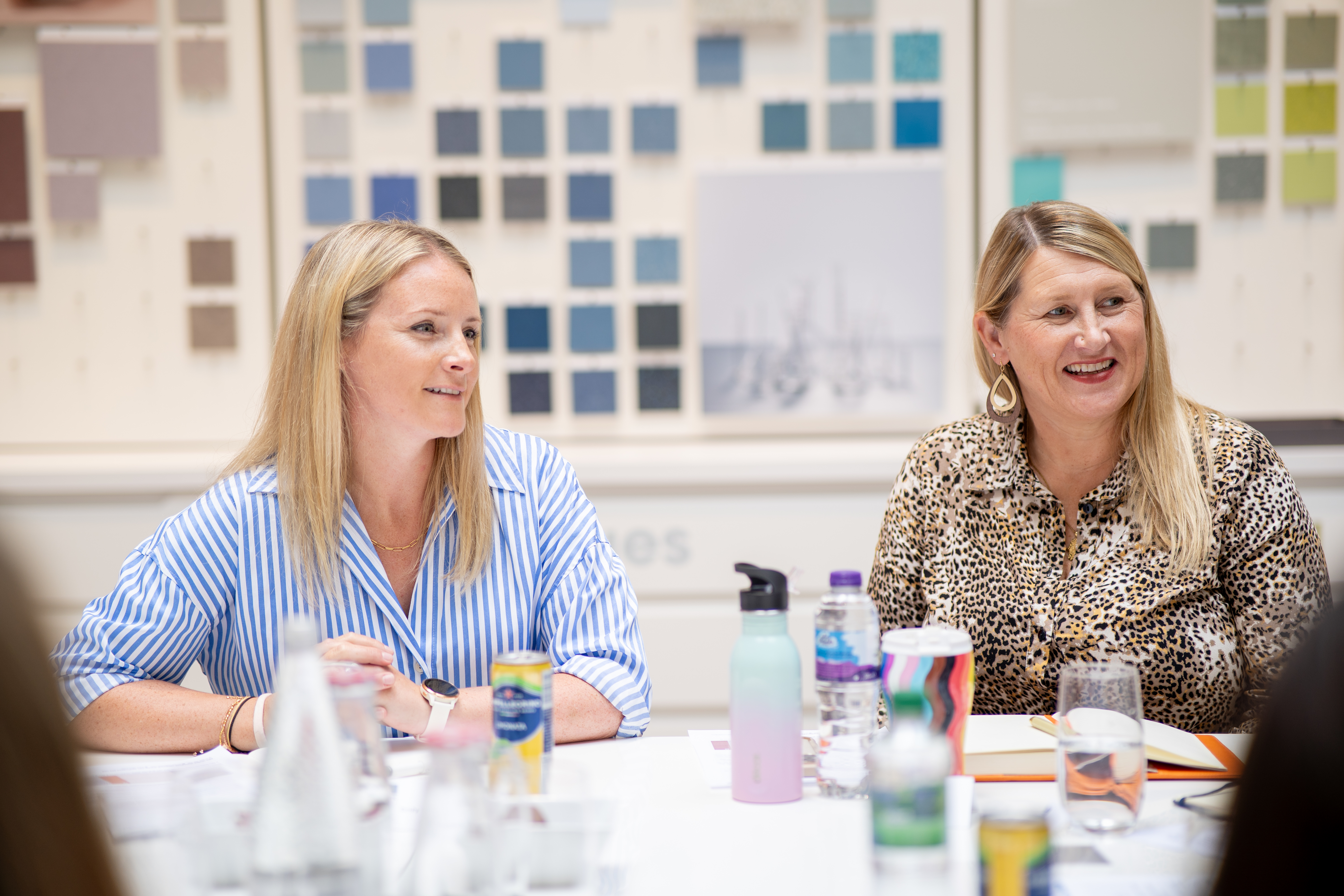 Colour roundtable discussion at Altro showroom