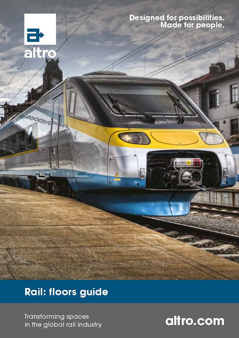 The cover of the Altro rail sector floors guide