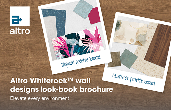 Altro Whiterock wall designs look-book cover