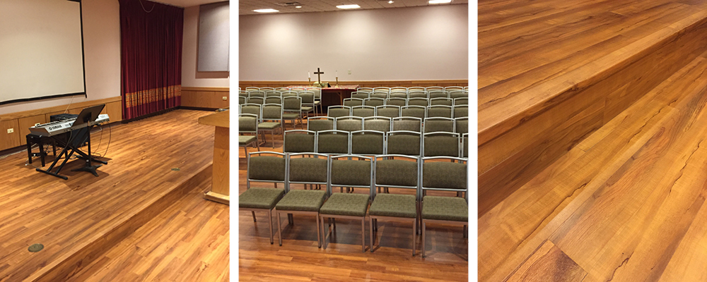 Altro Lavencia LVT installed in church