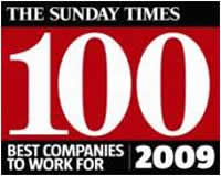 The Sunday Times 100 Best Companies To Work For 2009