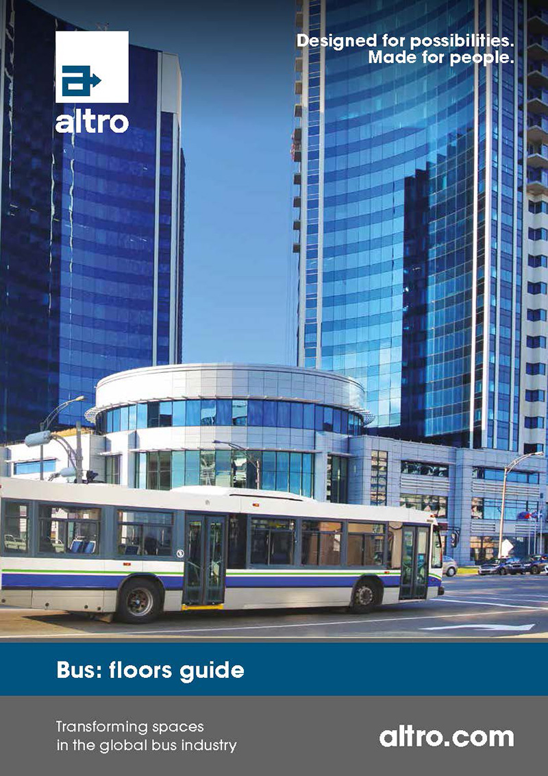 The cover of the Altro bus sector floors guide