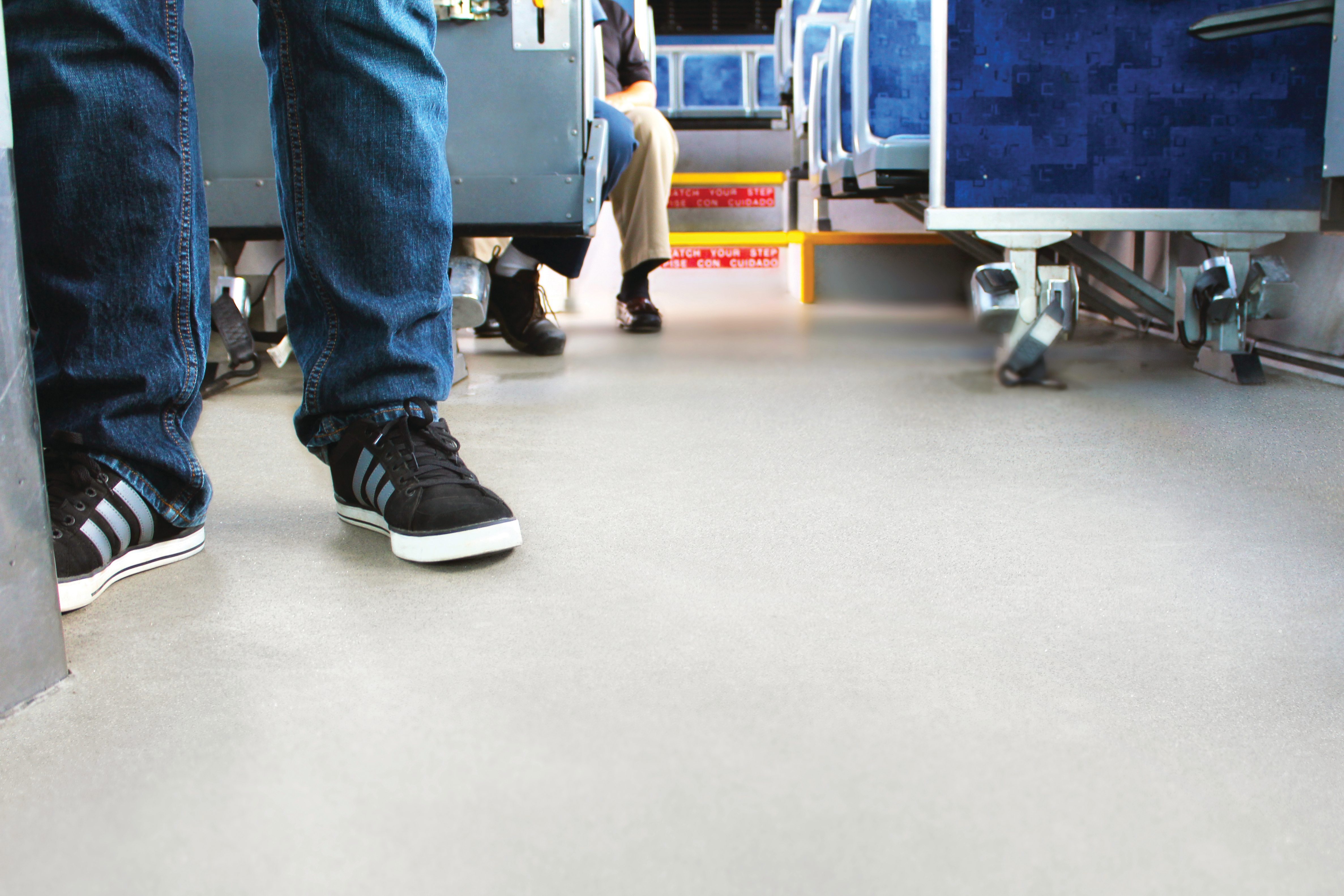 Altro Transflor Meta installed in a transport interior